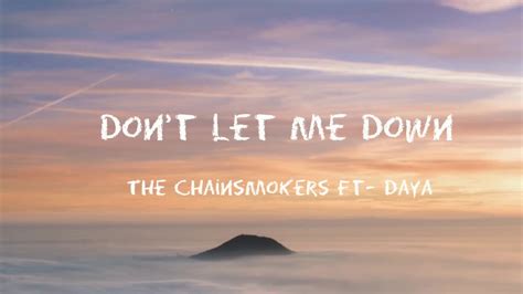 dont let me down lyrics|More.